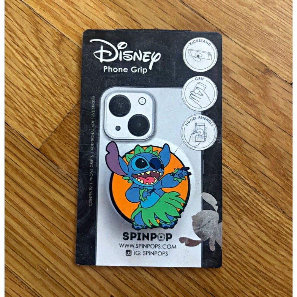SpinPop Disney Stitch Phone Grip with Kickstand Universal Multicolor DS20249-FB
